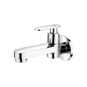 Long Body Bib Cock With Wall Flange