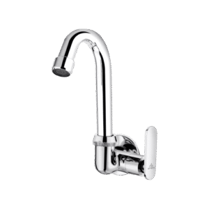 Sink Cock With Right Operated Swinging Spout (Wall Mounted)