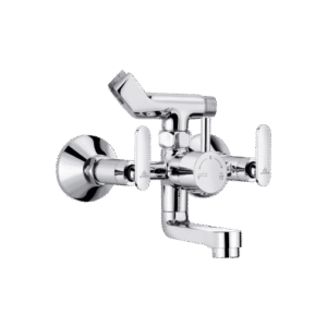 Wall Mixer Telephonic With Crutch For Arrangement Of Overhead Shower (Wall Mounted)