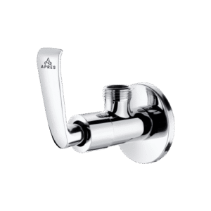 Angular Stop Cock With Wall Flange