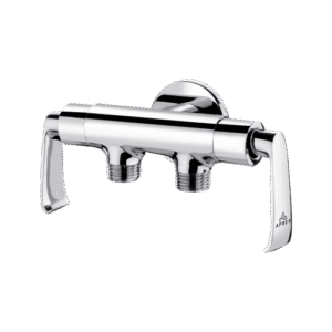 2 Way Angular Stop Cock With Wall Flange
