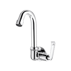 Sink Cock With Right Operated Swinging Spout (Wall Mounted)