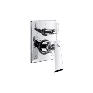 Single Lever Exposed Part Kit Of Diverter Consisting Of Operating Lever, Wall Flange (With Seals) & Button Only (Suitable For Item ALD-9990)