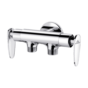 2 Way Angular Stop Cock With Wall Flange