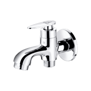 2-Way Bib Cock With Wall Flange