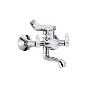 Wall Mixer Telephonic With Crutch For Arrangement Of Overhead Shower (Wall Mounted)