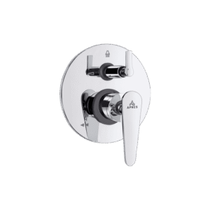 Single Lever Exposed Part Kit Of Diverter Consisting Of Operating Lever, Wall Flange (With Seals) & Button Only (Suitable For Item ALD-9990)