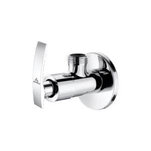 Angular Stop Cock With Wall Flange