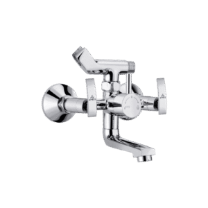 Wall Mixer Telephonic With Crutch For Arrangement Of Overhead Shower (Wall Mounted)