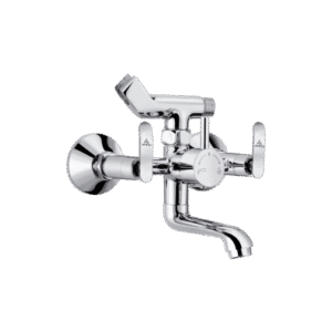 Wall Mixer Telephonic With Crutch For Arrangement Of Overhead Shower (Wall Mounted)