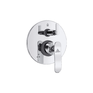 Single Lever Exposed Part Kit Of Diverter Consisting Of Operating Lever, Wall Flange  (With Seals) & Button Only (Suitable For Item ALD-9990)