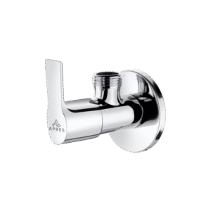 Angular Stop Cock With Wall Flange