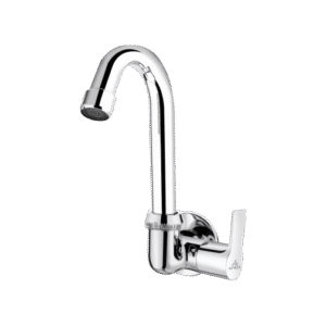 Sink Cock With Right Operated Swinging Spout (Wall Mounted)