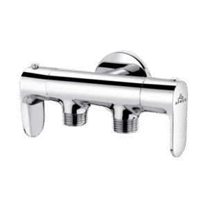2 Way Angular Stop Cock With Wall Flange