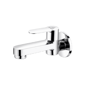 Long Body Bib Cock With Wall Flange
