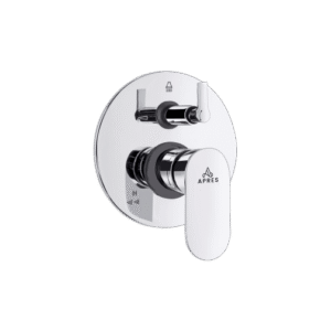 Single Lever Exposed Part Kit Of Diverter Consisting Of Operating Lever, Wall Flange (With Seals) & Button Only (Suitable For Item ALD-9990)