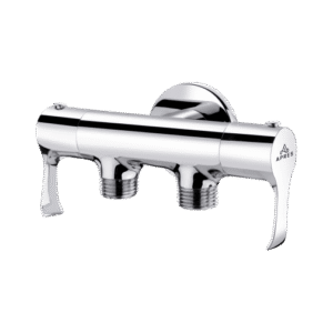 2 Way Angular Stop Cock With Wall Flange