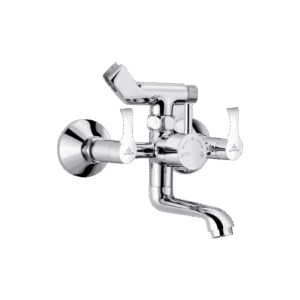Wall Mixer Telephonic With Crutch For Arrangement Of Overhead Shower (Wall Mounted)