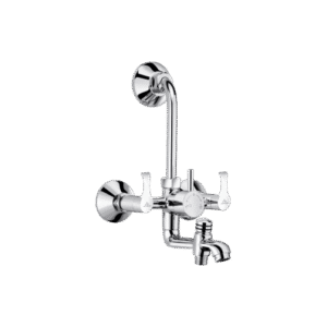 Wall Mixer 3 IN 1 With Wall Bend For Arrangement Of Overhead Shower (Wall Mounted)