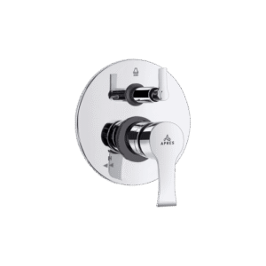 Single Lever Exposed Part Kit Of Diverter Consisting Of Operating Lever, Wall Flange (With Seals) & Button Only (Suitable For Item ALD-9990)